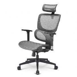 SHARKOON SEDIA OFFICE, FULL MESH, CLASS-4 GASLIFT, 3D ARMREST  HEADREST, 5 HEIGHTS ADJUSTABLE BACKR - OFFICEPAL C30M
