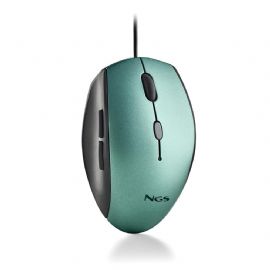 NGS MOUSE ERGONOMICO CON FILO E BOTTONI SILENZIOSI TYPE C ICE - MOTHICE