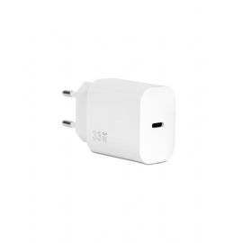 VULTECH CARICATORE ADATTATORE UNIVERSALE 1 Porta Type-C PD33 QC 3.0 GaN 33W PPS BIANCO - CC-133PDCUGWH