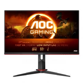 AOC MONITOR GAMING 27  LED VA 16:9 FHD 0,5MS 300CDM  280HZ PIVOT  HDMI/DP - 27G2ZN3⁄BK