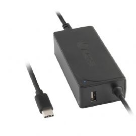 NGS CARICABATTERIA PORTATILE, TYPE C, 65W, CON PORTA USB A PER SMARTPHONE O TABLET - W-65W