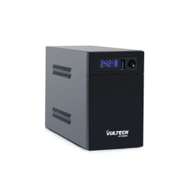 VULTECH UPS 1000VA GRUPPO DI CONTINUITA VULTECH UPS1000VA-LFP LINE INTERACTIVE CON SCHERMO LED - BAT - UPS1000VA-LFP