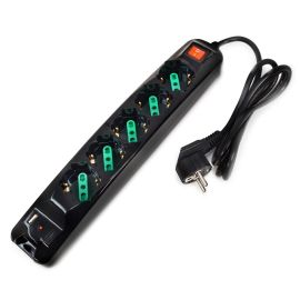 TECNOWARE POWER CLEANER INPUT SCHUKO - 5 OUTPUT ITA/SCHUKO + USB-A, USB-C - FMP5GIGUSB