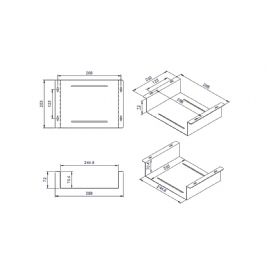 ROLINE ALLOGGIO SOTTOSCRIVANIA PER KVM/NUC/MINIPC/APPLE MAC MINI - 17.03.0113