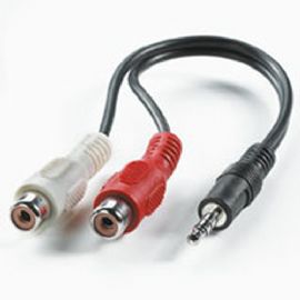 VALUE CAVO STEREO JACK 3.5MM (M) - CINCH (2X M), 0.2M - 11.99.4340