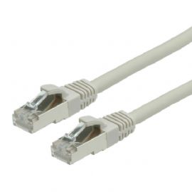 VALUE CAVO DI RETE S/FTP (PIMF) PATCHCORD CAT.6/CLASS E, LSOH, GRIGIO, 0.5M - 21.99.0700