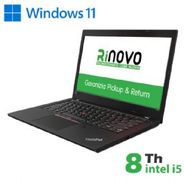 RINOVO LENOVO NB REFURBISHED THINKPAD L480 I5-8X00 DDR4 8GB SSD 240GB W11P 14 NO DVD 1Y - RN82522112