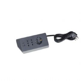 LEGRAND MULTIPRESA DA SCRIVANIA CON 2 PRESE USB TIPO A E C, GRIGIA - S3711GBU