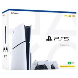 PS5 Console 1TB Standard Slim White + 2 DualSense ITA