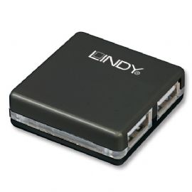 LINDY MINI HUB USB 2.0 4 PORTE - 42742