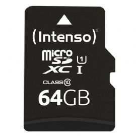 INTENSO MICRO SD UHS-I  PREMIUM CON INCL SD ADAPTER 64GB - 3423490